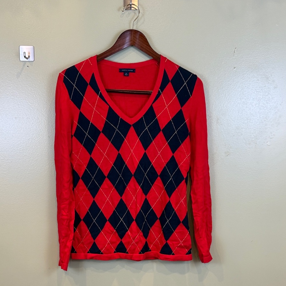 Tommy Hilfiger Argyle Sweater S